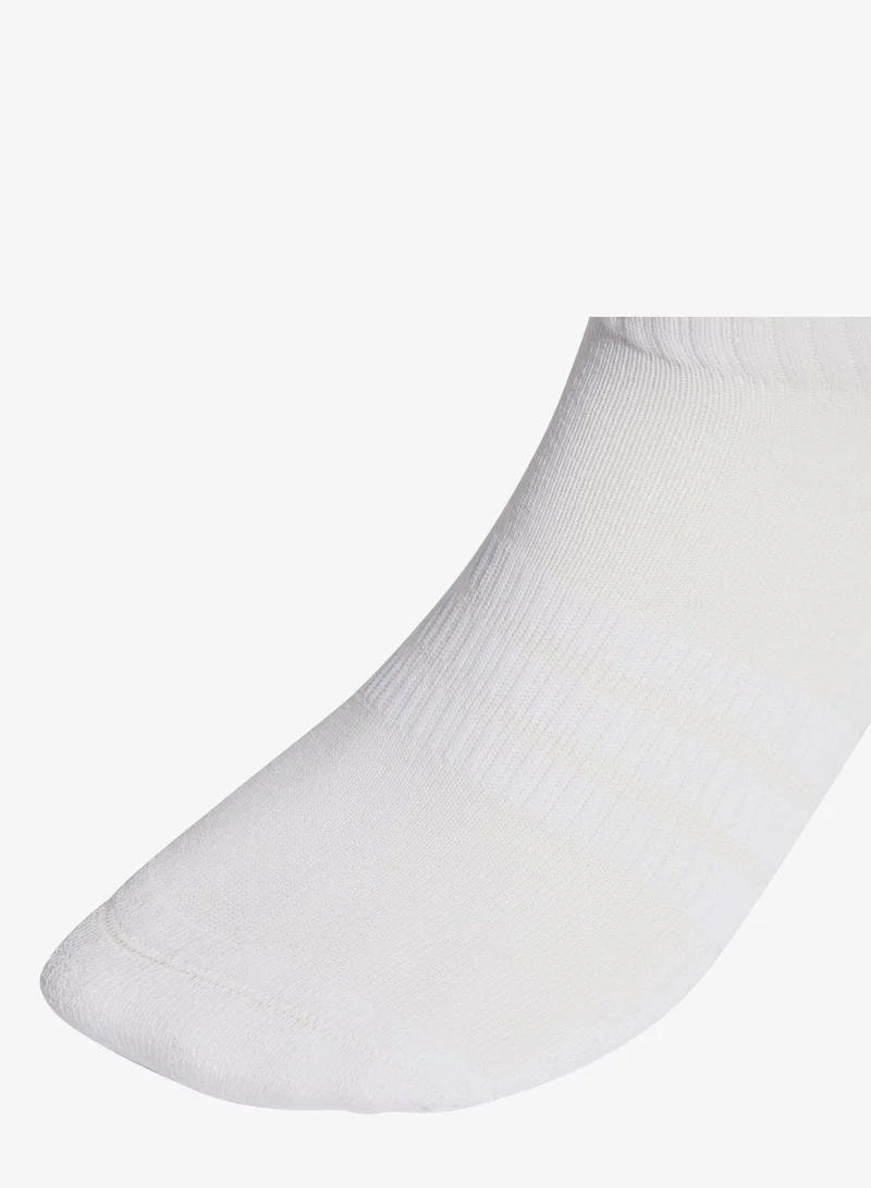 اديداس جوارب CUSHIONED SPORTSWEAR ANKLE - عبوة بها 3 أزواج