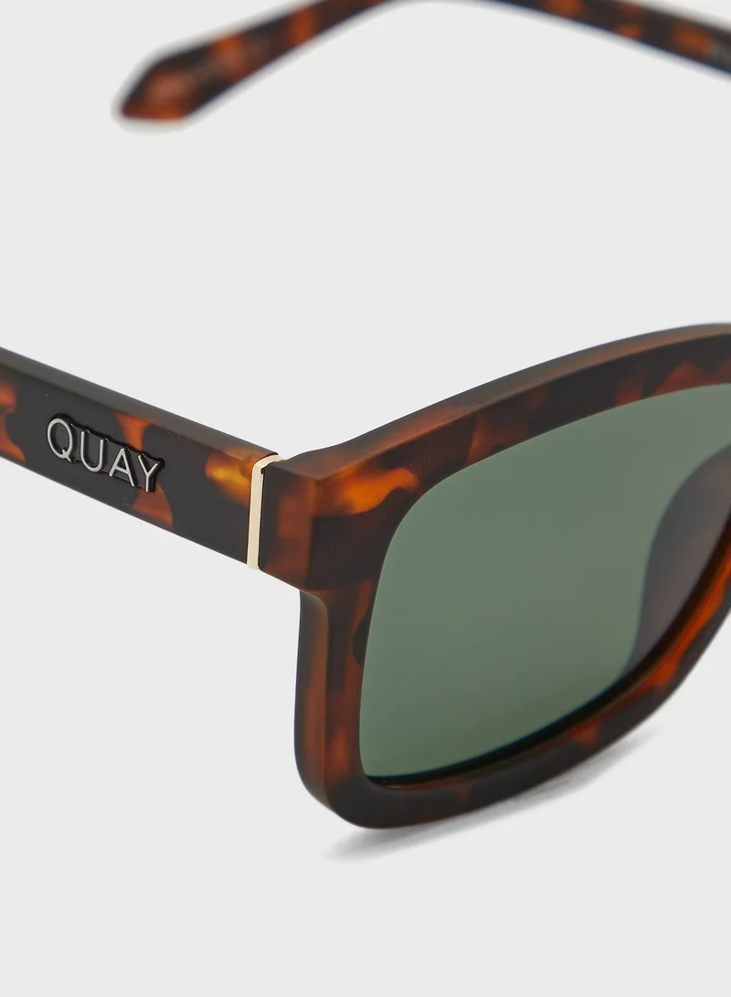 Quay Beatnik Wayfarer Sunglasses