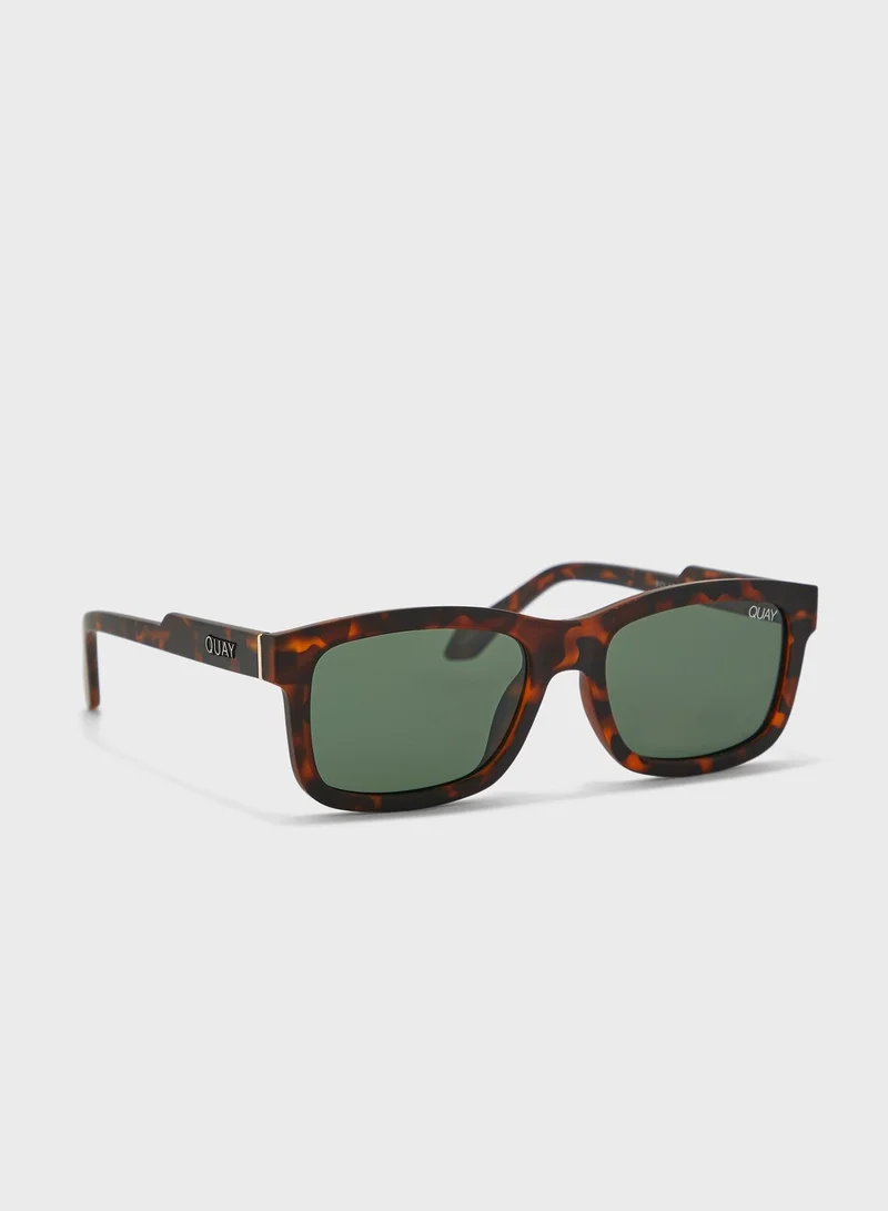 Quay Beatnik Wayfarer Sunglasses