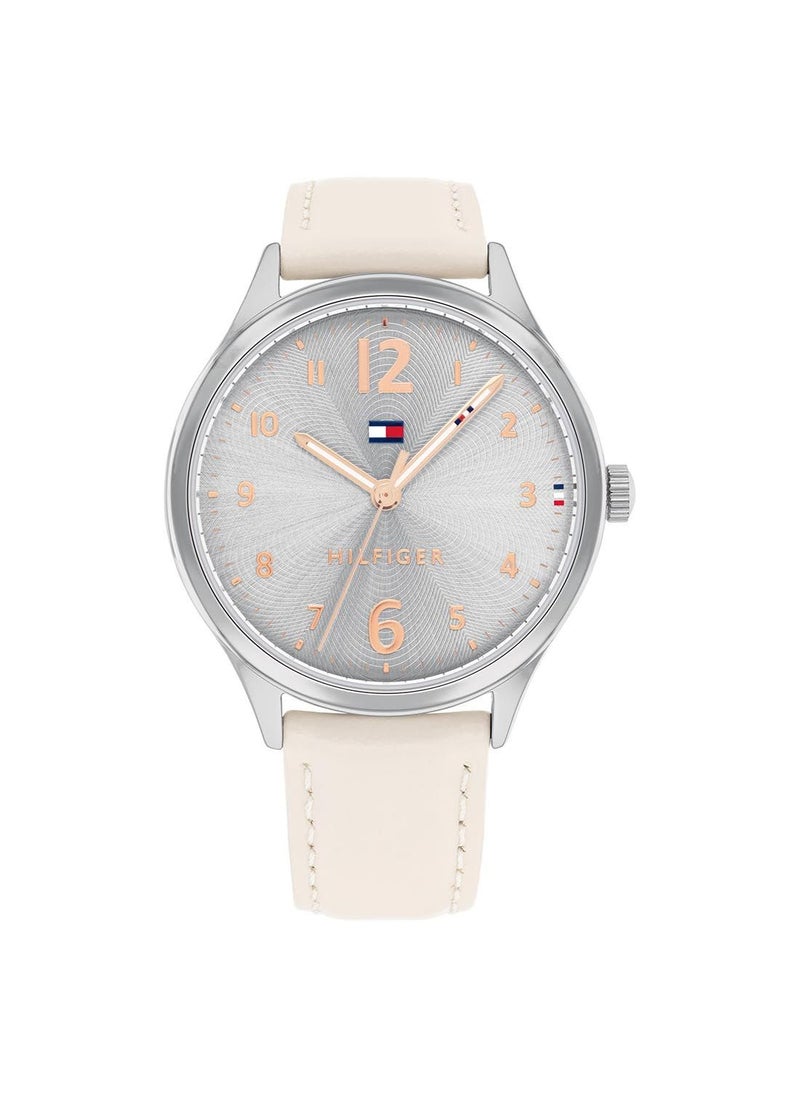 TOMMY HILFIGER Women's Analog Round Leather Wrist Watch 1781801 - 38 mm  - Image 1