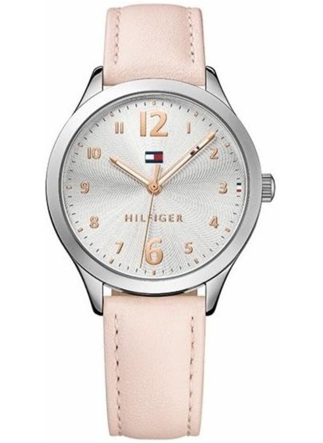 TOMMY HILFIGER Women's Analog Round Leather Wrist Watch 1781801 - 38 mm  - Image 2