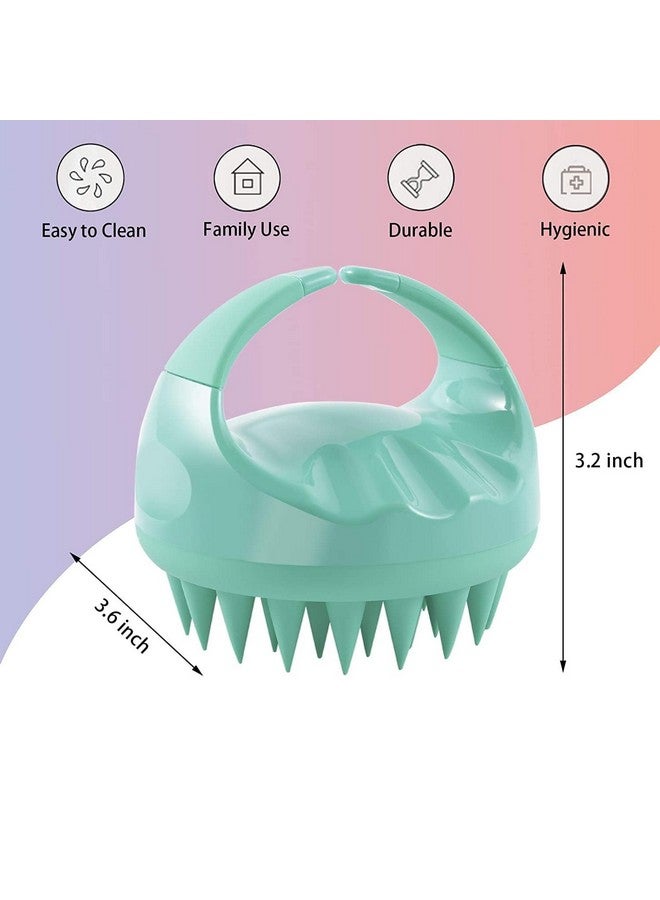 HUDACRUSH Hair Scalp Scrubber, Scalp Exfoliator | Dandruff Removal, Prevents Hair loss (Green) - Image 3