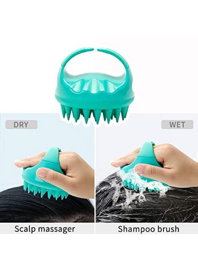 HUDACRUSH Hair Scalp Scrubber, Scalp Exfoliator | Dandruff Removal, Prevents Hair loss (Green) - Image 4