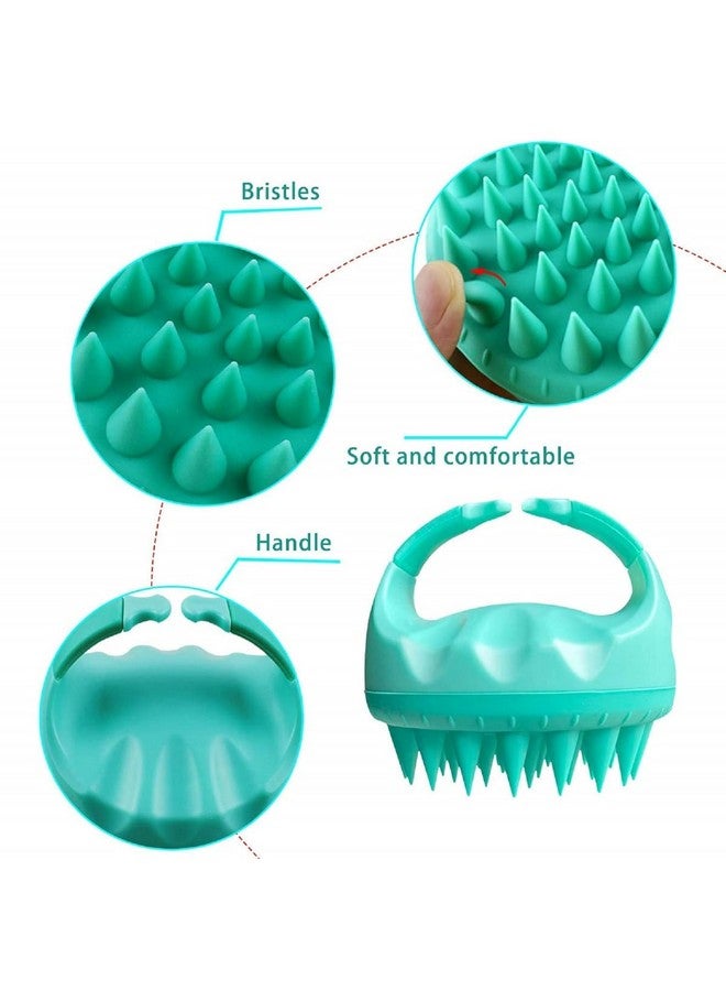 HUDACRUSH Hair Scalp Scrubber, Scalp Exfoliator | Dandruff Removal, Prevents Hair loss (Green) - Image 2