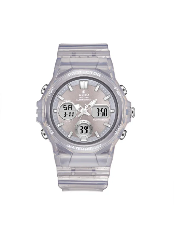 أسترو Astro A24805-PPXX Kids Analog-Digital Display Watch & Polyurethane Strap Grey