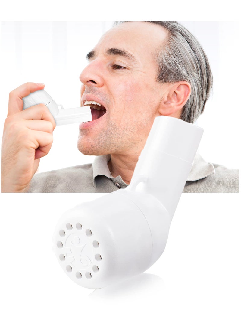 Zikra Natural Lung Expansion Mucus Removal Device Handheld Breathing Trainers OPEP Therapy Helps Open Airways Remove Mucus Effectively Stronger Healthier Lungs and Airway - Image 1