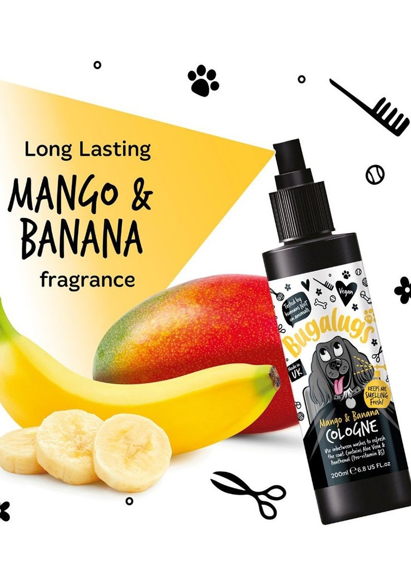 BUGALUGS Mango & Banana Cologne 200ml (6.8 Fl Oz) - Image 2