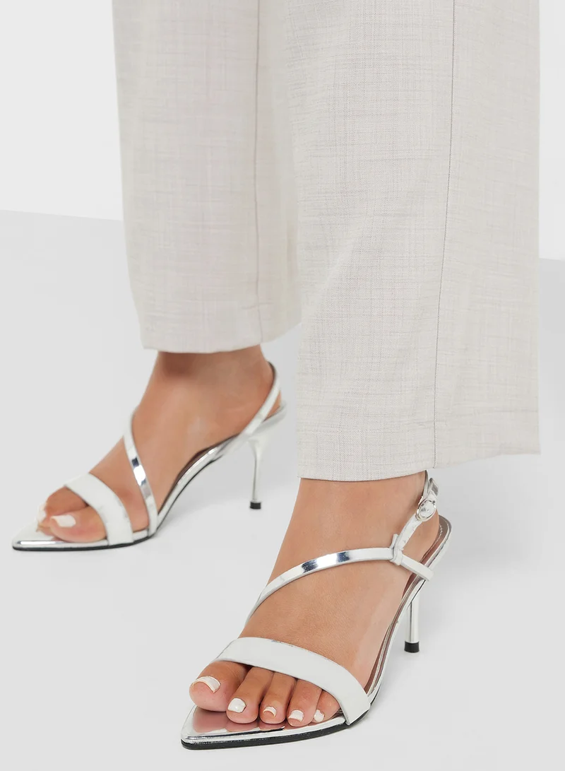 Ginger Pointy Toe Strappy Heel Sandal