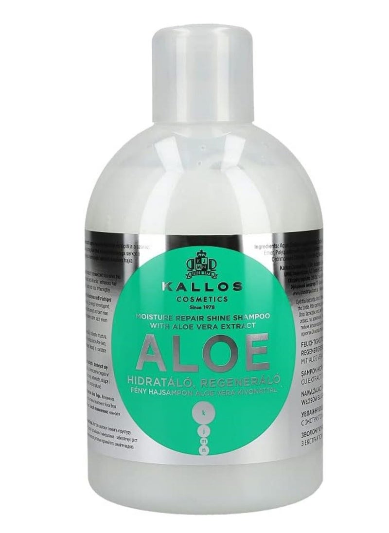 Kallos Kallos Aloe Vera Moisture Repair Shine Shampoo  1000 ml  - Image 1