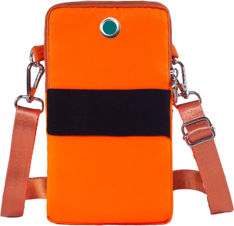 JANKS Small Crossbody Bag for Women - Mini Phone Purses with Crossbody Strap and Wallet - Nylon Arm Bag - Image 2