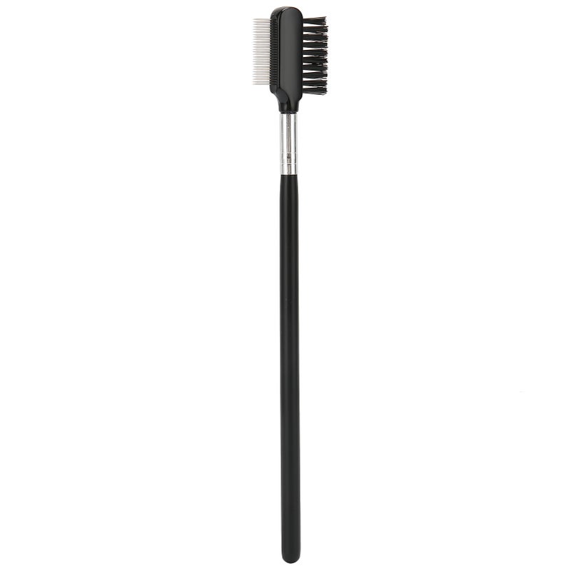 Dual-Purpose Eyebrow & Eyelash Comb Brush: 2-In-1 Grooming Tool With Non-Slip Handle, Delicate Bristles For Precise Shaping, Separating, And Extending Lashes - For Makeup Enthusiasts And Daily Groomin - Image 4