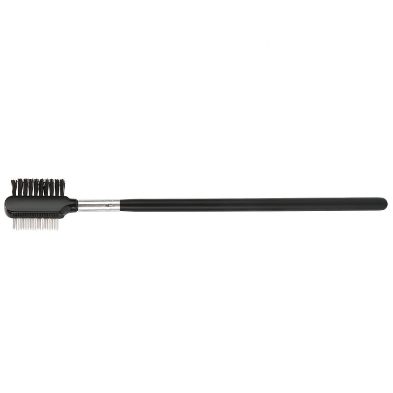 Dual-Purpose Eyebrow & Eyelash Comb Brush: 2-In-1 Grooming Tool With Non-Slip Handle, Delicate Bristles For Precise Shaping, Separating, And Extending Lashes - For Makeup Enthusiasts And Daily Groomin - Image 2