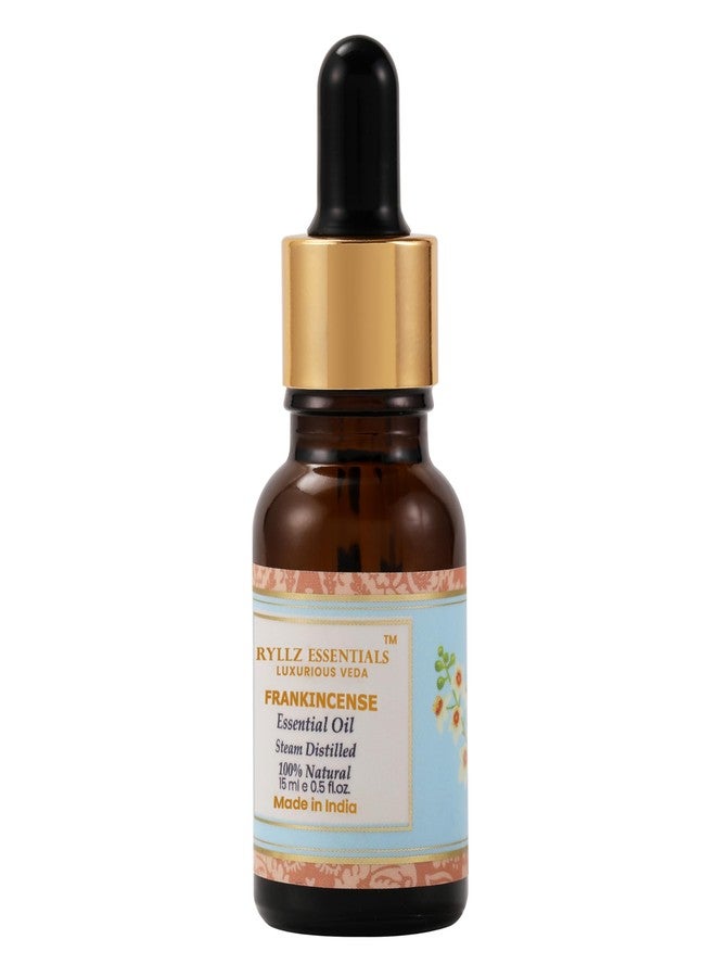 RYLLZ ESSENTIALS Frankincense Essential Oil 15ml | For Healthy Hair, Face, Skin Wrinkles, Aging Skin, Fine Lines, Scalp & Control Acne | Boswellia Genus | 100% Pure & Natural | Undiluted & Steam Distilled | 15ml - Image 4