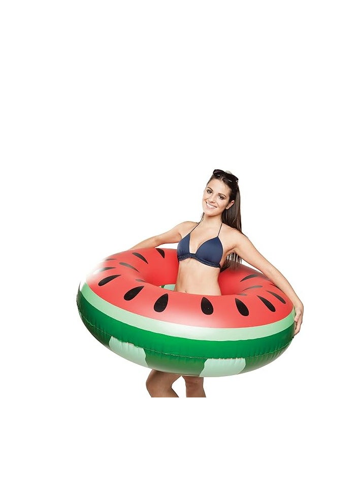 Generic 120cm Watermelon Shaped Giant Pool Float, Inflatable Swimming Pool Float  - Image 2