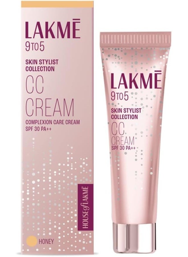 لاكمي كريم لاكمي 9 إلى 5 للعناية بالبشرة سي سي بالعسل، عامل حماية من الشمس 30، 30 جم - Image 1