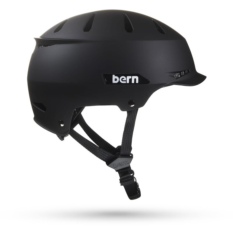 Bern Hendrix Adult Bike Helmet - Multisport Certified - Adjustable Large Matte Black Bike Adult Helmet, MIPS Rotational Impact Protection, Lightweight Adult Bicycle Helmet, Brim Style MIPS Bike Helmet - Image 1