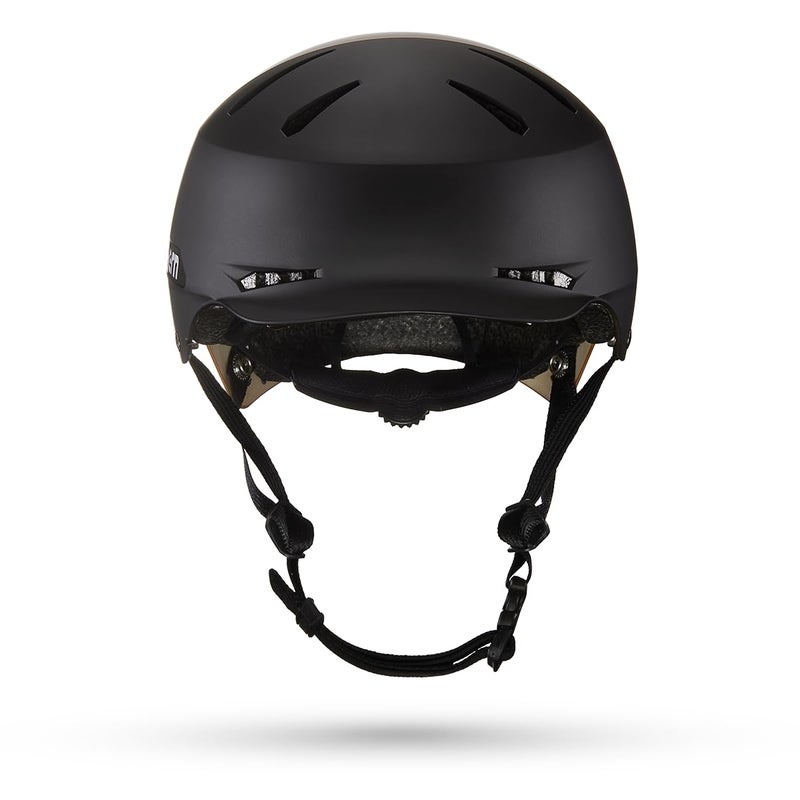 Bern Hendrix Adult Bike Helmet - Multisport Certified - Adjustable Large Matte Black Bike Adult Helmet, MIPS Rotational Impact Protection, Lightweight Adult Bicycle Helmet, Brim Style MIPS Bike Helmet - Image 2