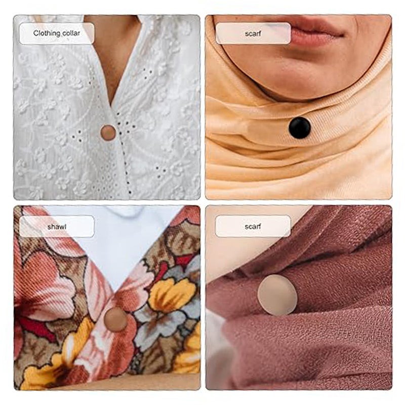 Spray Paint Shawl Pin Strong Hijab Magnetic Buttons Multi-Use Scarf Magnets Pins Scarf Accessories for Women - Image 2