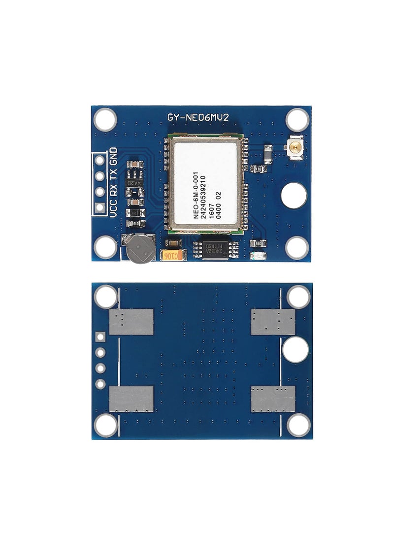 SHUTAO 2Pcs GY-NEO6MV2 NEO-6M GPS Module with Flight Control for EEPROM MWC APM2.5 Large Antenna NEO6MV2  - Image 3