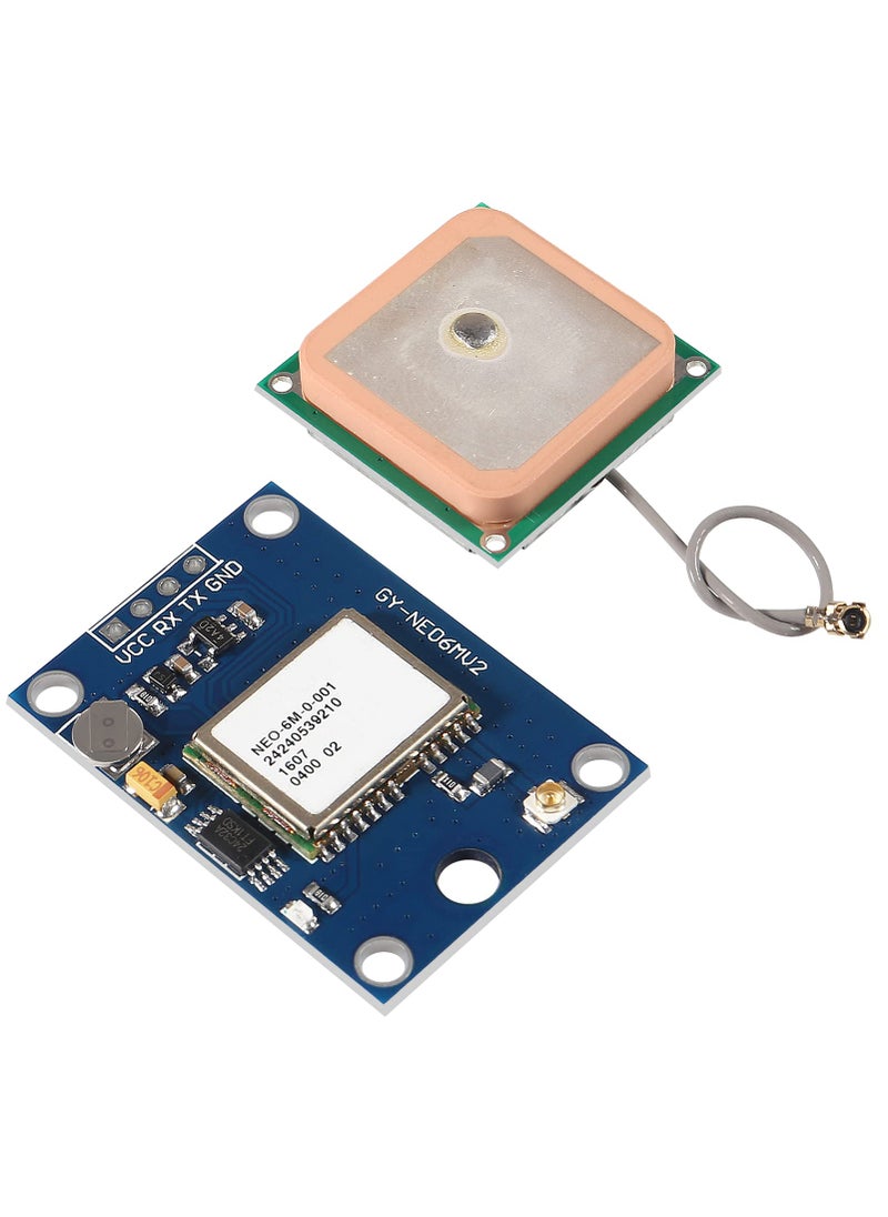 SHUTAO 2Pcs GY-NEO6MV2 NEO-6M GPS Module with Flight Control for EEPROM MWC APM2.5 Large Antenna NEO6MV2  - Image 2