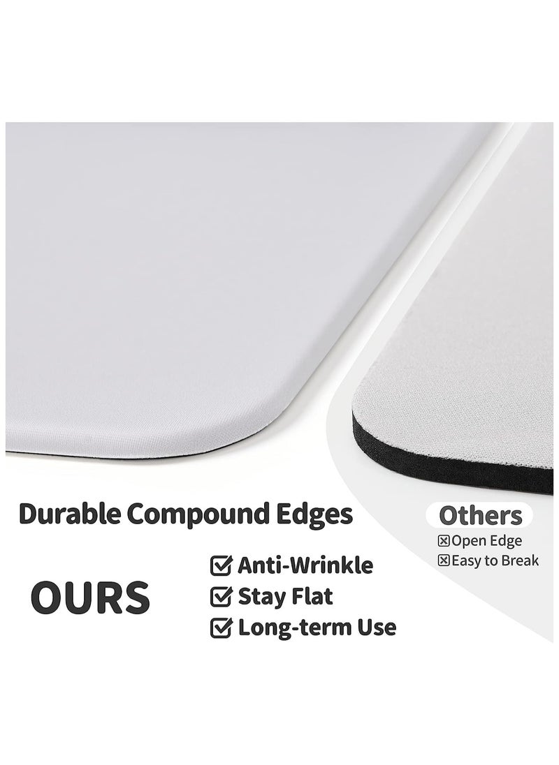 Mouse Pad Wrist Rest,Memory Foam Mousepad, Ergonomic Wrist Rest Support, with Non-Slip Base for Computer, Gaming, Office, for Easy Typing, Pain Relief