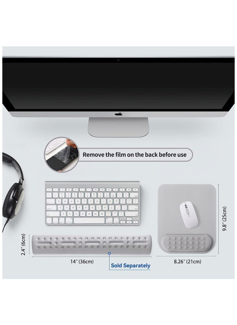 Mouse Pad Wrist Rest,Memory Foam Mousepad, Ergonomic Wrist Rest Support, with Non-Slip Base for Computer, Gaming, Office, for Easy Typing, Pain Relief