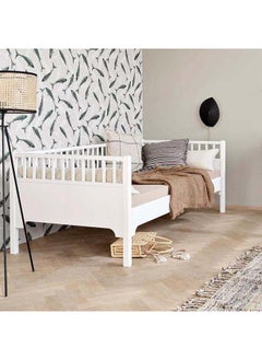 Al Home Kids Bed: 120x200x140 Wood, White by Alhome - 110112812 