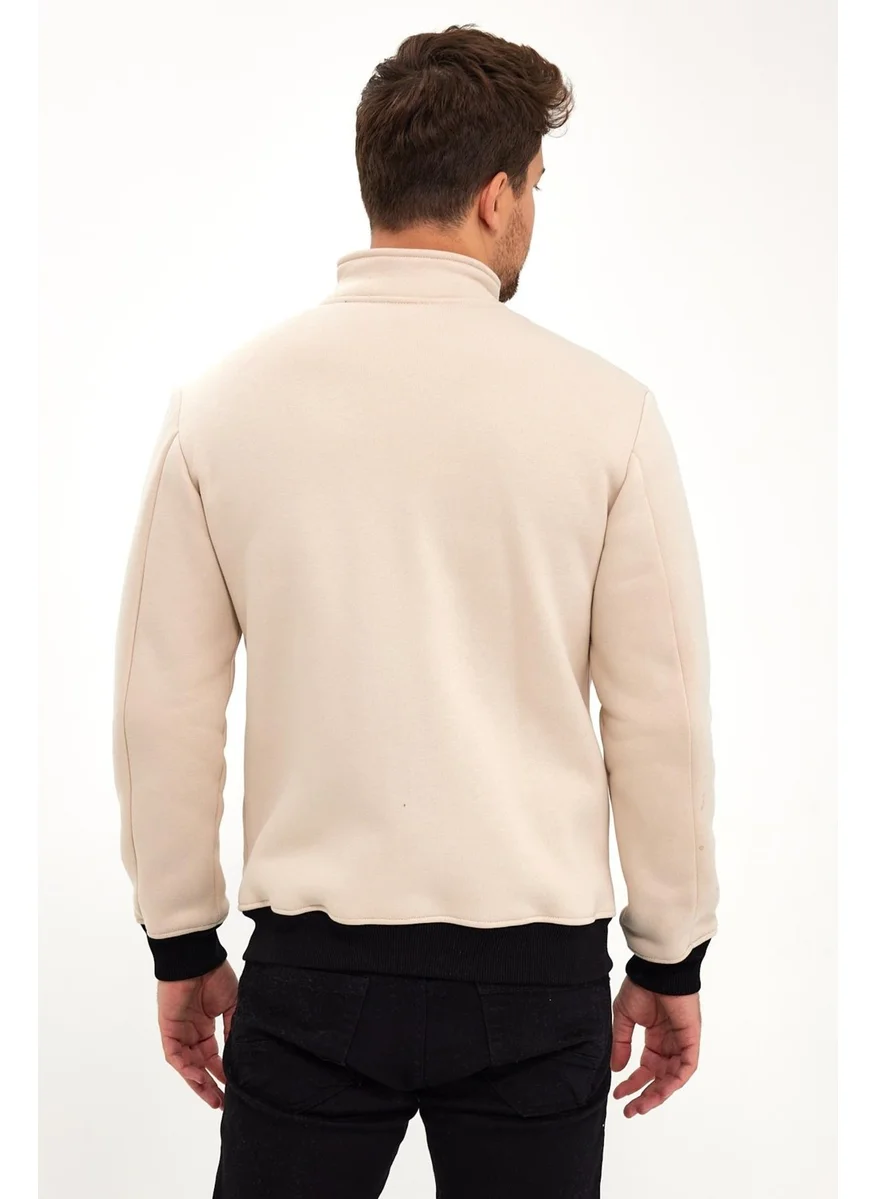 الكسندر جاردي Raised Stand Collar Coat