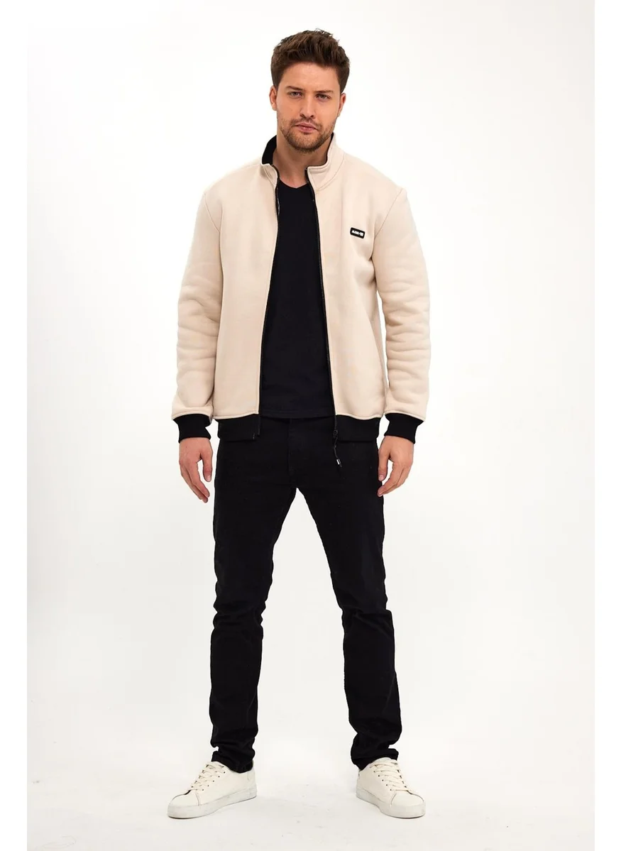 الكسندر جاردي Raised Stand Collar Coat