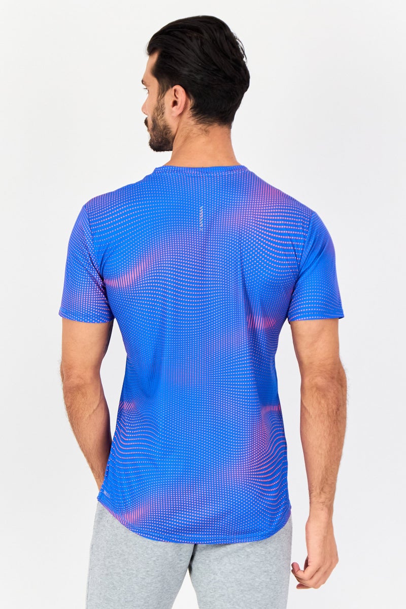 PUMA تي شيرت رياضي للرجال بأكمام قصيرة، متعدد الألوان - Image 2