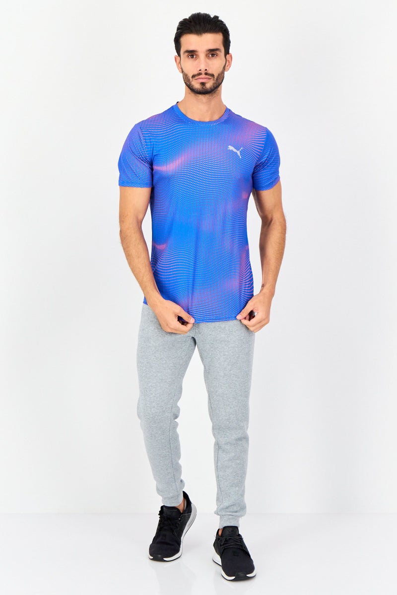 PUMA تي شيرت رياضي للرجال بأكمام قصيرة، متعدد الألوان - Image 4