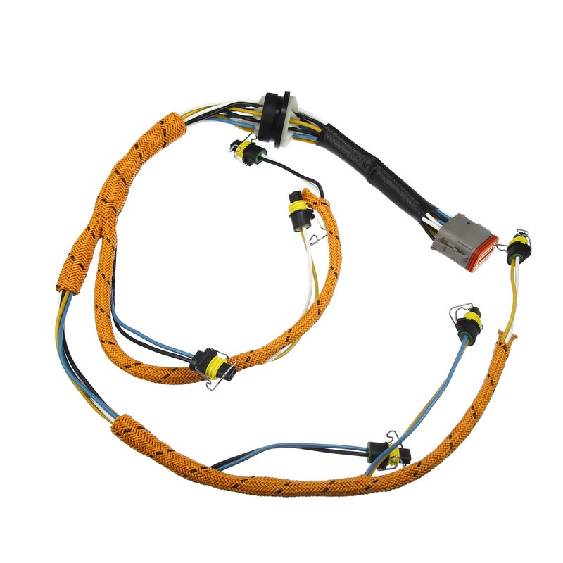 X AUTOHAUX X AUTOHAUX 2225917 Engine Fuel Injector Wiring Harness for CAT for Caterpillar C7 Engine Excavator Fuel Injector Wiring Harness Assembly  - Image 1