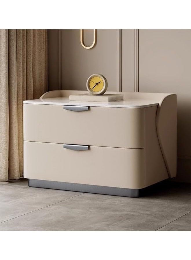 NKX Modern Bedside Table Luxury Nightstands Multifunction Nightstand For Bedroom - Image 2