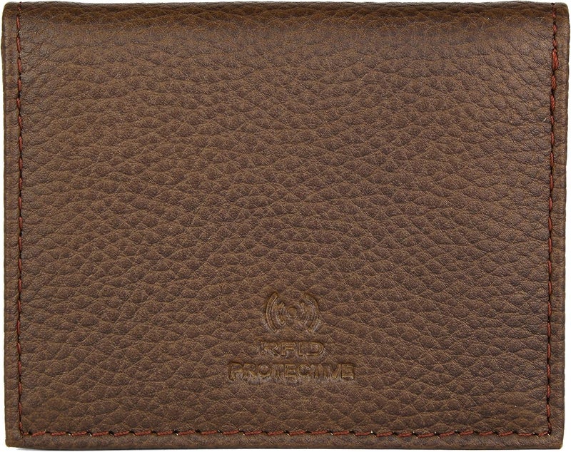 Napa Hide ® Mens Leather Wallet (Brown) - Image 4