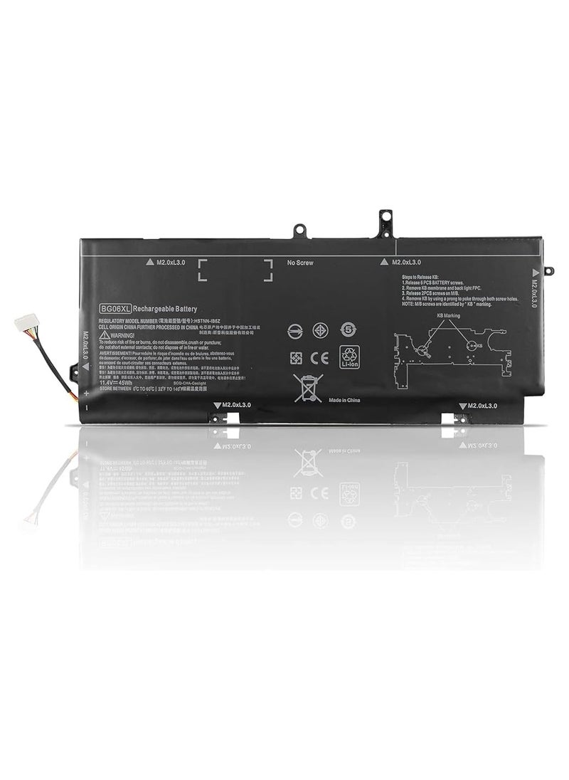 Generic - Laptop Battery for HP BG06XL Battery for HP BG06XL, EliteBook 1040, EliteBook 1040 G3, EliteBook Folio 1040 G3 Laptops. - Image 1
