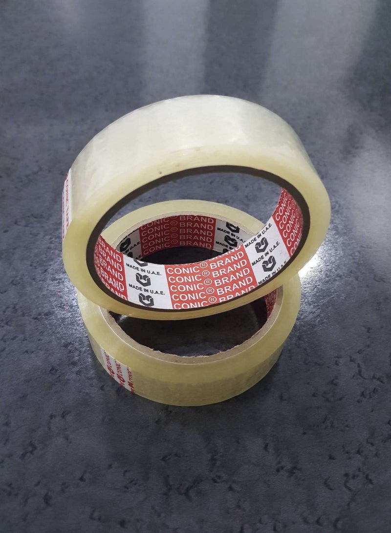 Conic Packing tape clear 24mmx50yards transaprent - Image 1