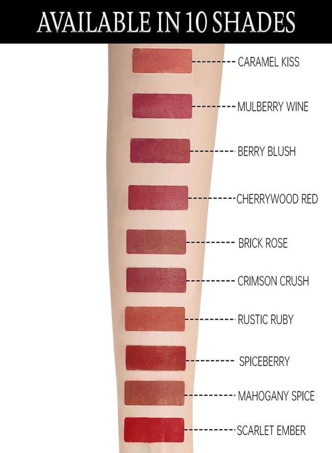 Henlics Paris Luxe Liquid 12HR Lipcolour (Berry Blush) - Image 5