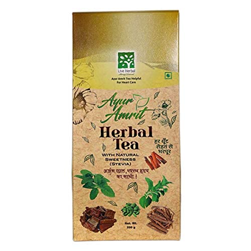 Ayur Amrit Herbal Tea with Natural Sweetness (Stevia) | 200 gm - Image 3