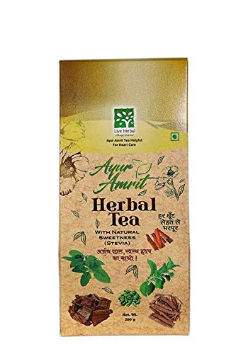 Ayur Amrit Herbal Tea with Natural Sweetness (Stevia) | 200 gm - Image 1