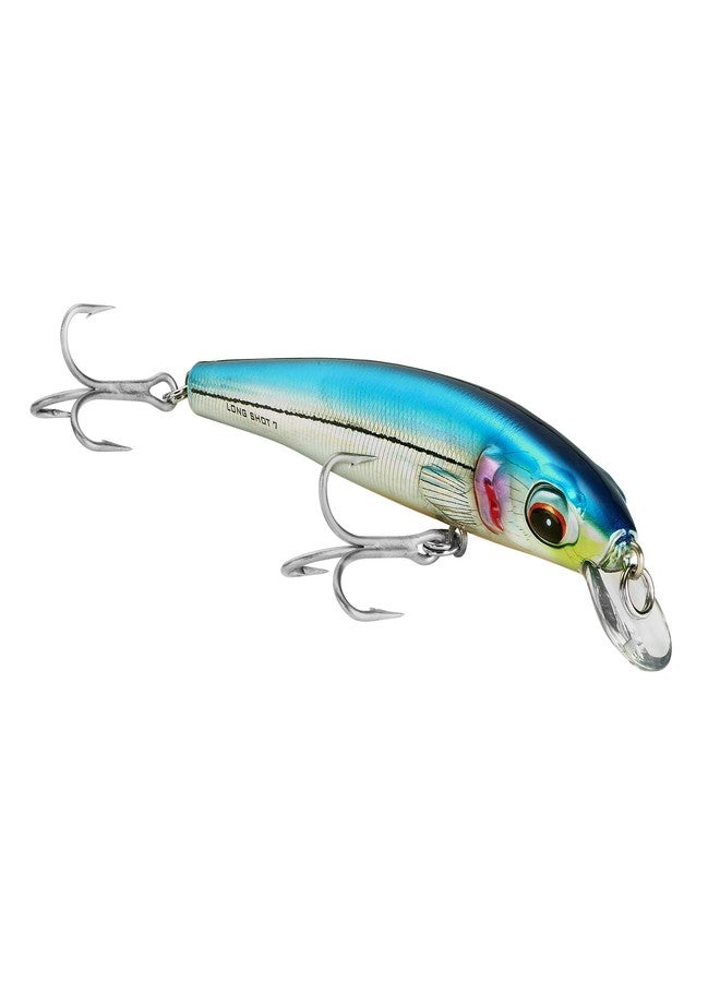 Bomber BSWLS6BBF BSW Long Shot Diving Lure, Baby Blue Fish - Image 2