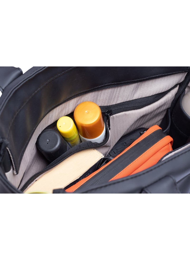 Ar supply Arij Bags — Ar Tote Bag, Waterproof Laptop Tote with Adjustable Crossbody Strap, Multiple Compartments & Bottle Holders - Image 3