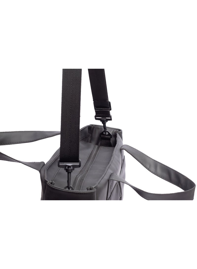 Ar supply Arij Bags — Ar Tote Bag, Waterproof Laptop Tote with Adjustable Crossbody Strap, Multiple Compartments & Bottle Holders - Image 5