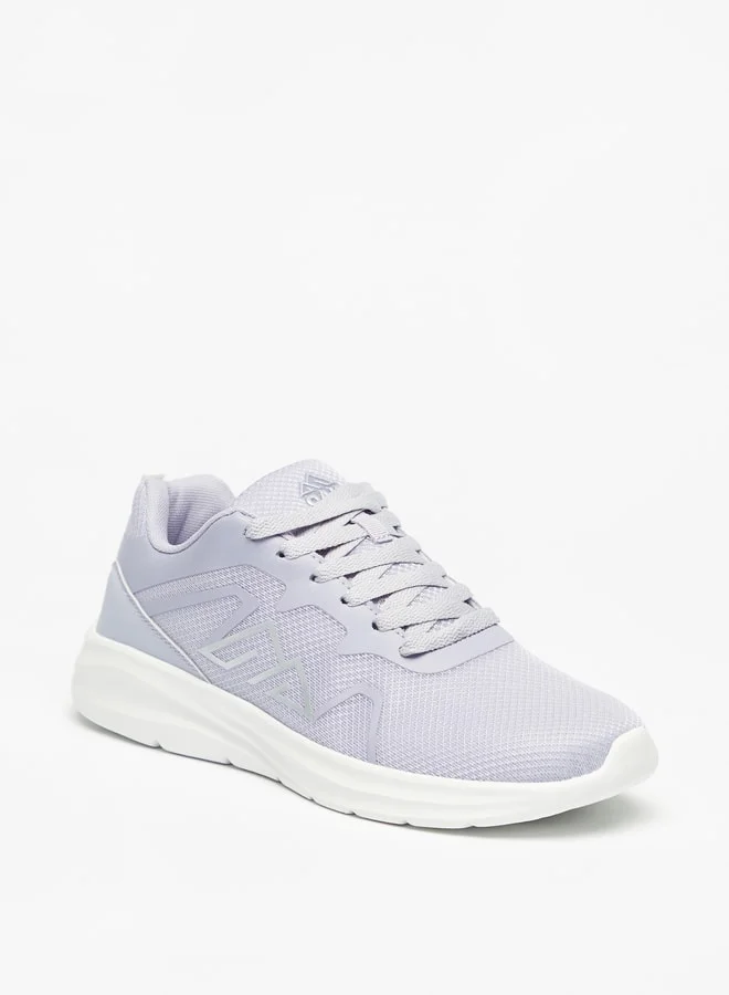 شو اكسبرس Oaklan Women Textured Lace-Up Sports Shoes With Cushioning