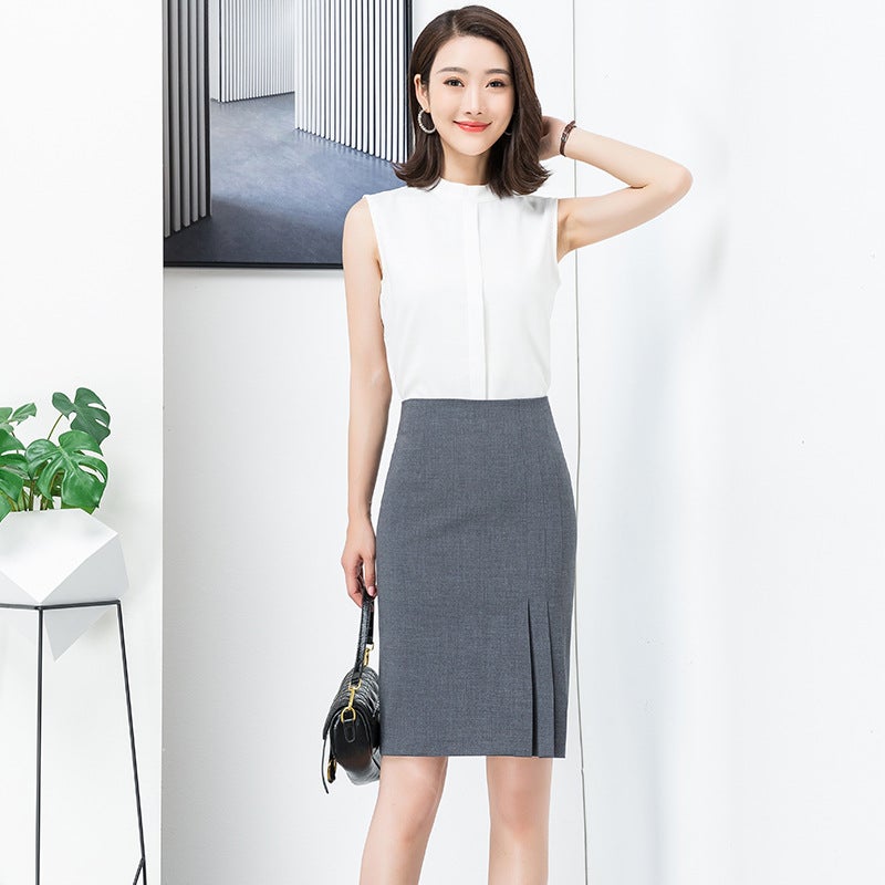 Women's Office Bodycon Pencil Skirt with Stretch - Image 2