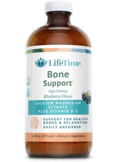 LifeTime Bone Support High Potency Calcium Magnesium Citrate Plus Vitamin D-3