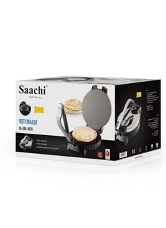 Sachi Roti/Tortilla Maker [NL-RM-4978] – Non-Stick Flatbread Maker for Home Use -- Adjustable Temperature Control, Fast & Easy Cooking for Roti, Tortilla, Chapati & Paratha – Perfect Kitchen Appliance for UAE Homes  - Image 4