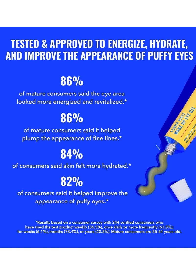 GOOD MOLECULES - Yerba Mate Wake Up Eye Gel, Hyaluronic Acid and Caffeine to Hydrate, Minimize Puffiness and Swelling - Image 1