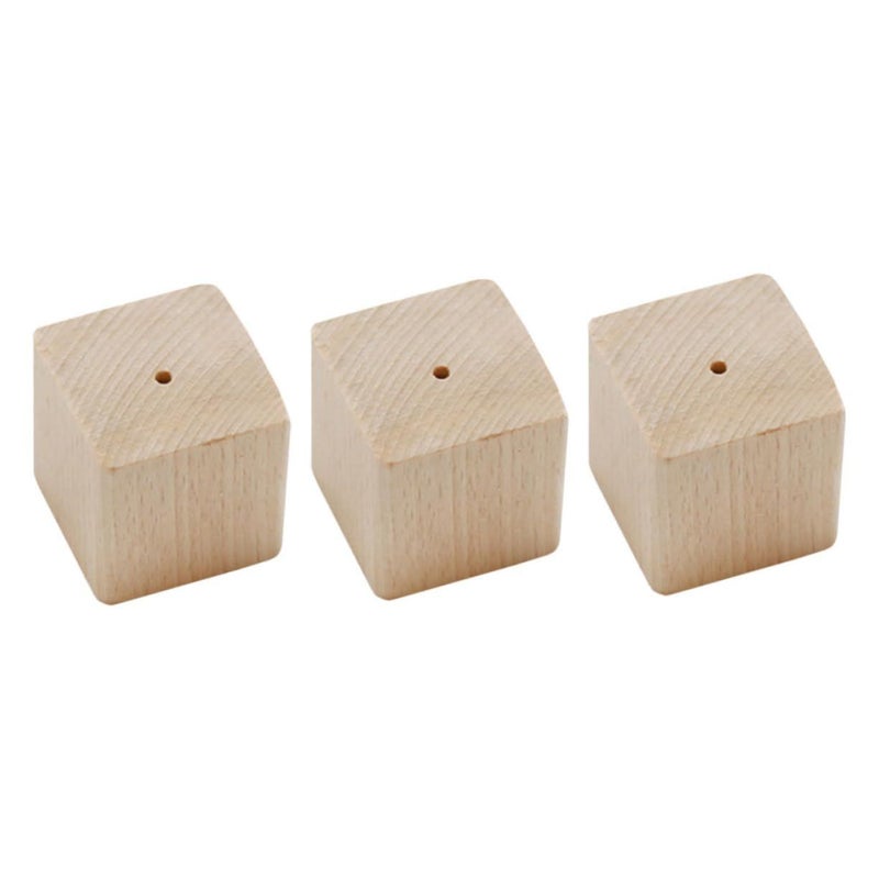 Natural Wood Flower Nail Display Base Set For Cake Decorating Icing Flowers - Image 2