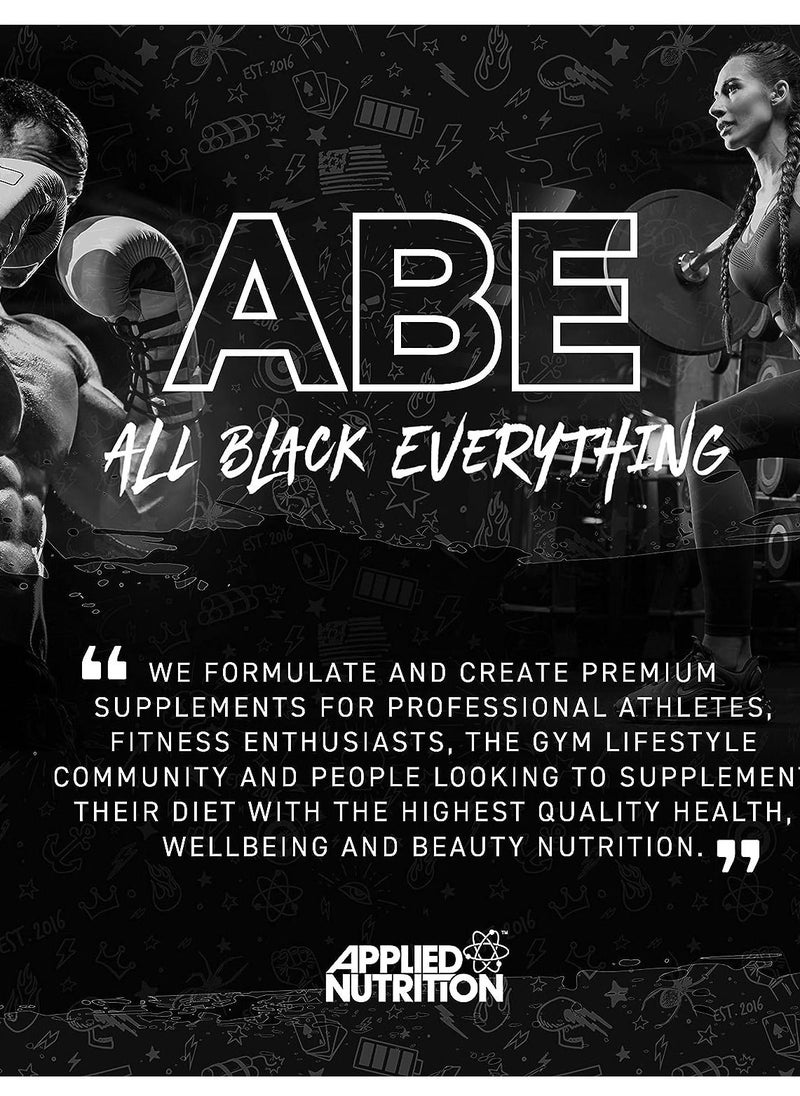 Applied Nutrition - Abe Pre Workout - All Black Everything Pre Workout Powder, Energy & Physical Performance With Citrulline, Creatine, Beta Alanine (375G - 30 Servings) (Bubblegum Crush) - Image 1