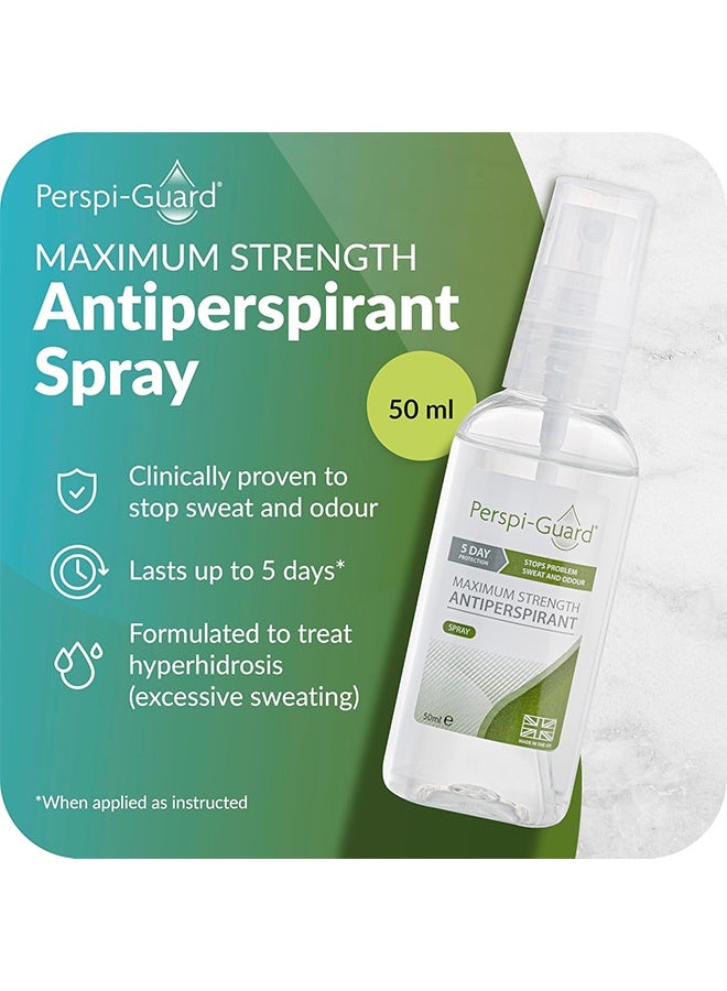 Perspi Guard Perspiguard Maximum Strength Antiperspirant 50ml - 5 Day Protection - Image 2